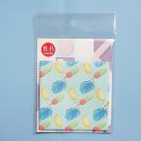 reative cartoon fruit sticky memo  pad for students with sticky stickers double adhesive sticky  30 sheet