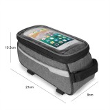 Hot Selling Waterproof Motorcycle Phone Mount Bag Front Tube Frame Cycling Case Bike Bicycle  Bag