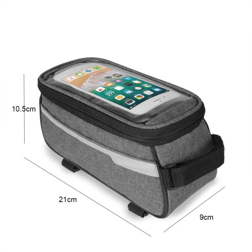 Hot Selling Waterproof Motorcycle Phone Mount Bag Front Tube Frame Cycling Case Bike Bicycle  Bag