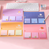 2021 New cute kawaii Korean cartoon animal sticky note pad candy school student self-adhesive memo pad label stationery