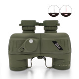 JIS 7 7x50 10x50 Binoculars Waterproof Distance Calculator Ranging Reticle Compass Power Military Binocular