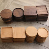 Custom Coffee Blank Pallet Cup Mat Custom Sublimation Coasters For Drink Square Bamboo Wood Coaster