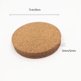 Factory cheap blank cork coasters for heat resistant