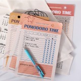 Time notes guestbook tearable and hangable notepad  portable weekly planner memo pad for students