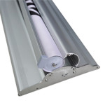 high quality straight pop aluminum banner advertising roll up display