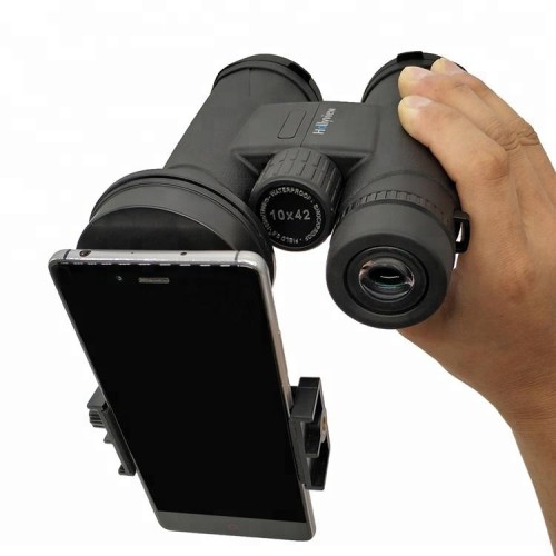YBR02 Black 10x42 Binoculars Water Resistant Telescope with BAK4 Prism