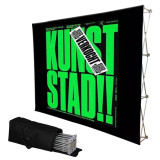 China Portable Pop Up Banner Stand Reusable Pop Up Display Stand With Graphic For Advertising