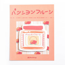 Creative new passion fruit shape canned series memo pad student supplies stickers 30 sheets
