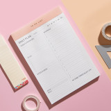 2021 magnetic memo pad tearable notepads student daily plan notebook A5