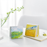 2021 New creative natural series stereoscopic sticky notes pad office school self-adhesive desk memo pad stationery