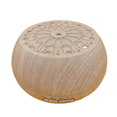 Wood 2021 latest Grain Hallow Out Design with Blue tooth Speaker Music Player Essential Oil Aroma Diffuser Timer Aromatherapy