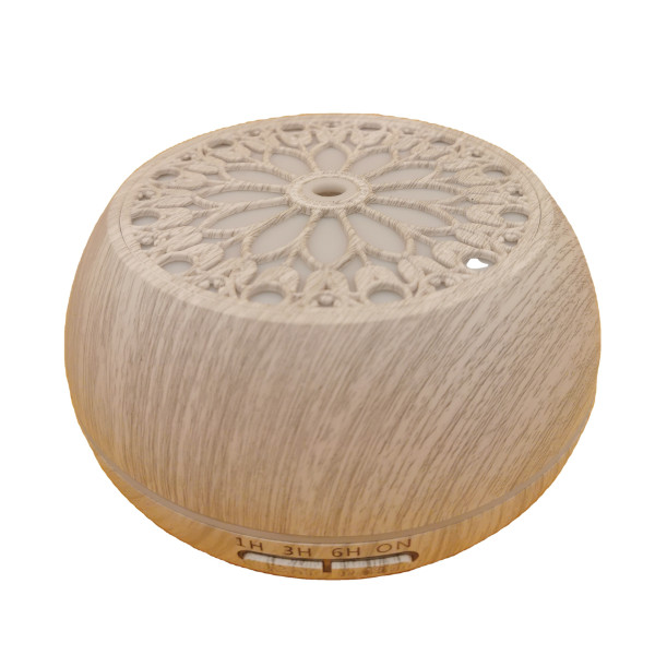 Wood 2021 latest Grain Hallow Out Design with Blue tooth Speaker Music Player Essential Oil Aroma Diffuser Timer Aromatherapy