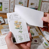 Creative hand-book notes for students small notes can be attached to plant train journey  memo pad