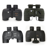 YL1050 Army Binoculars Green 10x50 Porro Prism Distance Measuring Binoculars Lens and Prism Are Made of Optical Glass Bak4 All