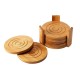 Eco-Friendly Bamboo Coaster Natural Bamboo Coaster Set