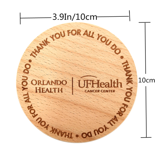 Personalized Custom Logo Printing Wooden Coasters for Drinks