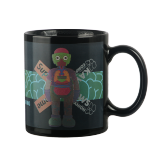 OEM funny coffee mugs 11OZ ceramic mug color changing cup for gift
