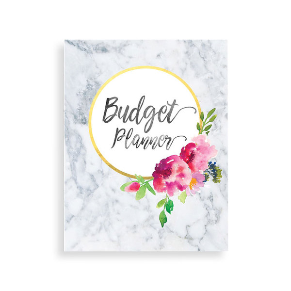 Personal Hardcover Custom Marble Budget Planner Organizer