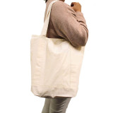 Reusable Shopping Colorful Fashion Printed Tote Cotton Canvas Fabric For Bags