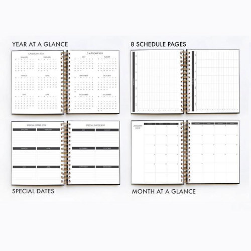 Wholesale Custom Spiral Travelers Planner Journal