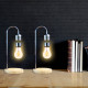 Floating Levitate platform Magnetic Levitation LED wood table desk light bulb magnet levitating lamp