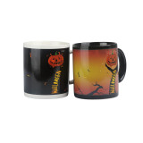 Souvenir Custom Logo Personalized 11oz Color Changing Coffee Sublimation Blank Magic Ceramic Mug
