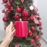 Logo Customized Promotional Custom sublimation Mug Magic Cup Fluorescent Ceramic Coffee Cup Magic Mug