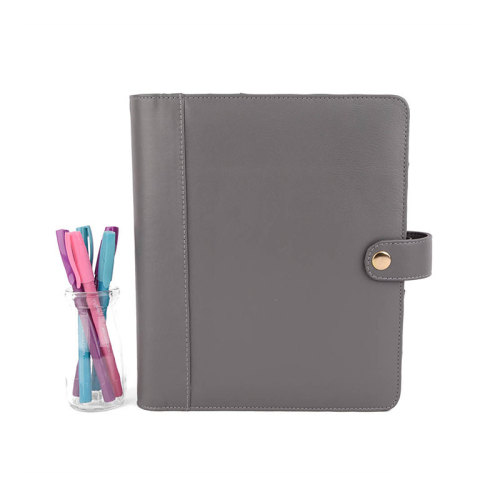 Wholesale Soft Cover Spiral Leather Happy Planner with Magnetic