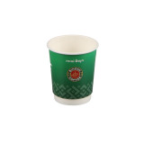 heat insulated paper cup coffee hot drink double wall cup custom logo