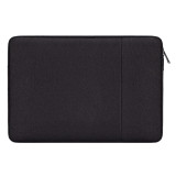 New Design 13 Inch Black Water Resistant Polyester Laptop Sleeve Notebook Bag Computer Bag For Macbook Air with Fluffy Lining