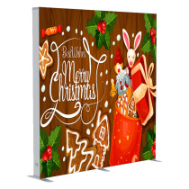 high quality 120mm led advertising crystal trade frame show light display seg portable lightbox