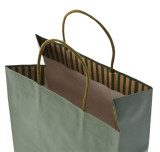 cheap custom shipping paper bags with ribbon fancy clothes packaging shopping gift bags