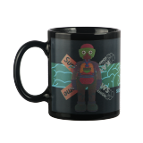 OEM funny coffee mugs 11OZ ceramic mug color changing cup for gift