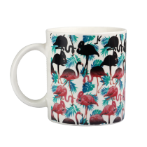 funny heat temperature sensitive color changing coffee mug