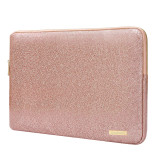 Sleeve for 13  MacBook Bling Bling Glitter Notebook Sleeves bag case 13  Laptop for woman - Rose Gold