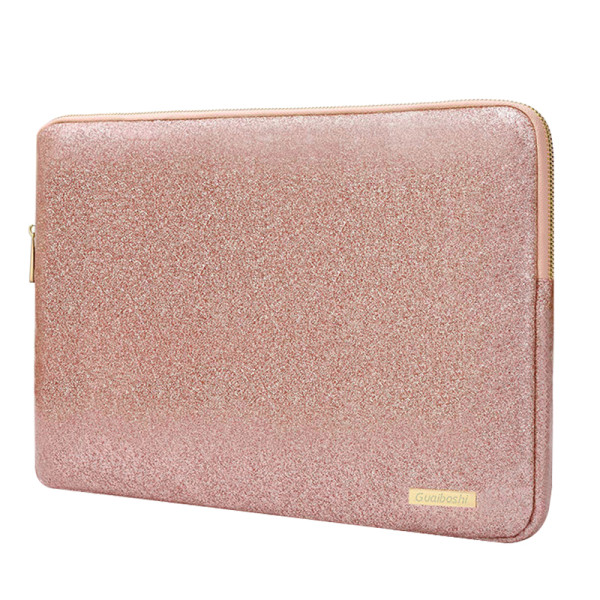 Sleeve for 13  MacBook Bling Bling Glitter Notebook Sleeves bag case 13  Laptop for woman - Rose Gold
