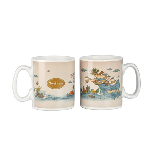 Corporate Gifts Hot Trendy Gifts Ceramic Magic Mug Heat Color Changing Coffee Mug Cup