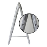 High Quality Double Side  Outdoor Plastic A Frame Pavement Sidewalk Signs Stand