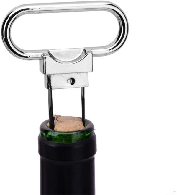 Custom Black Double Tube Luxury Two Prong Vintage Cork Puller Opener Wine Bottle Stainless Steel Bottle Opener Wine Opener