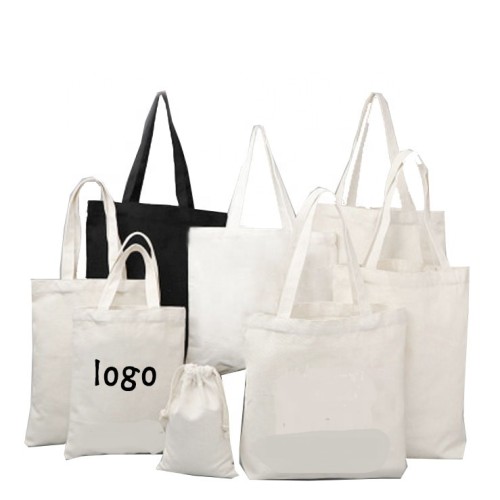 Reusable Shopping Colorful Fashion Printed Tote Cotton Canvas Fabric For Bags