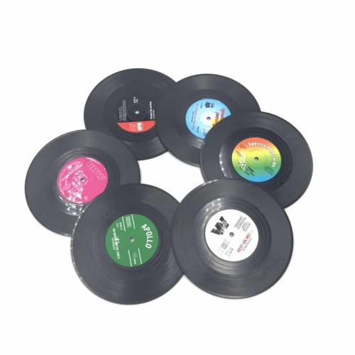 Round record coasters cup holder  suit for classic music party