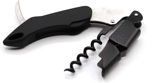 Durable multifunction customized portable Premium Professional Waiters Corkscrew Wine Bottle Opener Black Edition