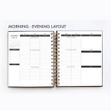 Custom Design Planner Spiral Bound Printing Hard Cover Teacher Planner