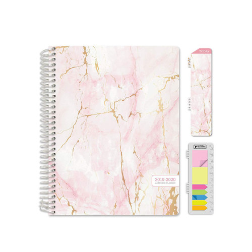 2020 Custom Design Spiral Academic Planner Book