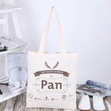 New style reusable personalised cotton shoulder tote fashion bag with custom printed logo