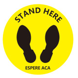 social distancing antiskid floor tiles stickers for supermarkets