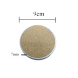 Customized Printing Accepted Blank White Water Absorbent Coaster