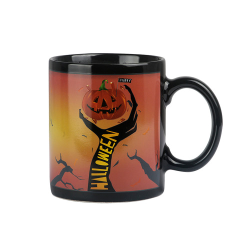 Souvenir Custom Logo Personalized 11oz Color Changing Coffee Sublimation Blank Magic Ceramic Mug