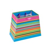 Trapezoid Gift Bag Triangle Gift Bags Paper Factory Price with C1S C2S Art Colorful Printing Hot Stamping Coated Paper Accept