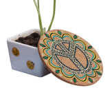 Eco-friendly cheap cork coasters custom cork plant coaster